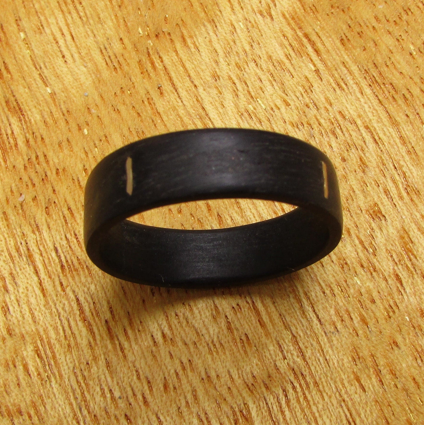 14k gold and wood wedding ring, Alternative mens wedding band, Matte black wooden bands for men and women, Dark eucalyptus wood goth style