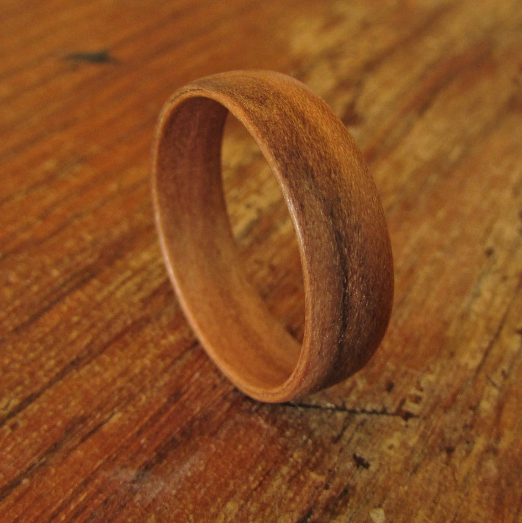 American Sweetgum wooden wedding ring, eco friendly wedding bands for men, Alternative 5 year anniversary gift for husband, sustainable shop