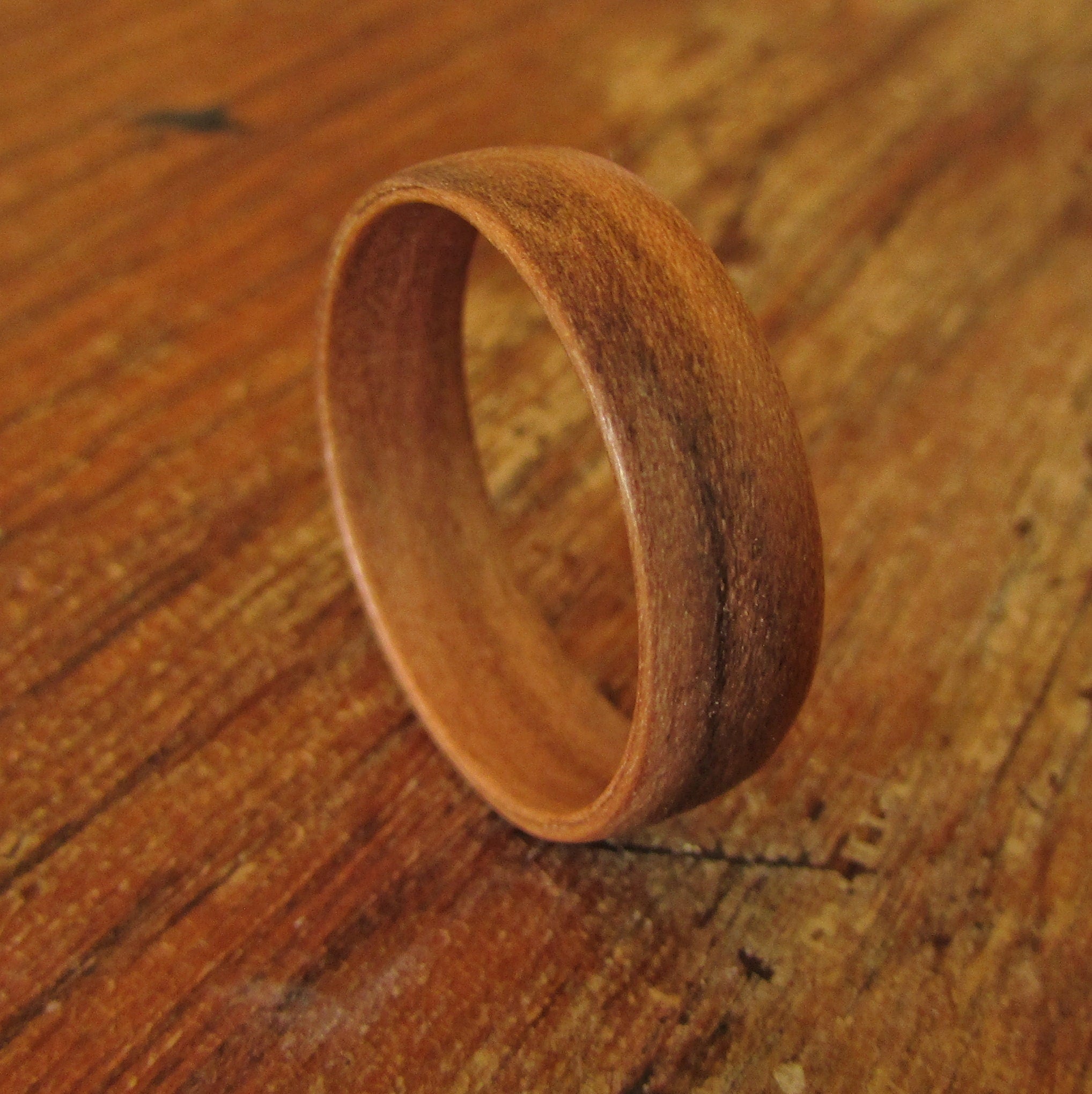 American Sweetgum wooden wedding ring, eco friendly wedding bands for men, Alternative 5 year anniversary gift for husband, sustainable shop