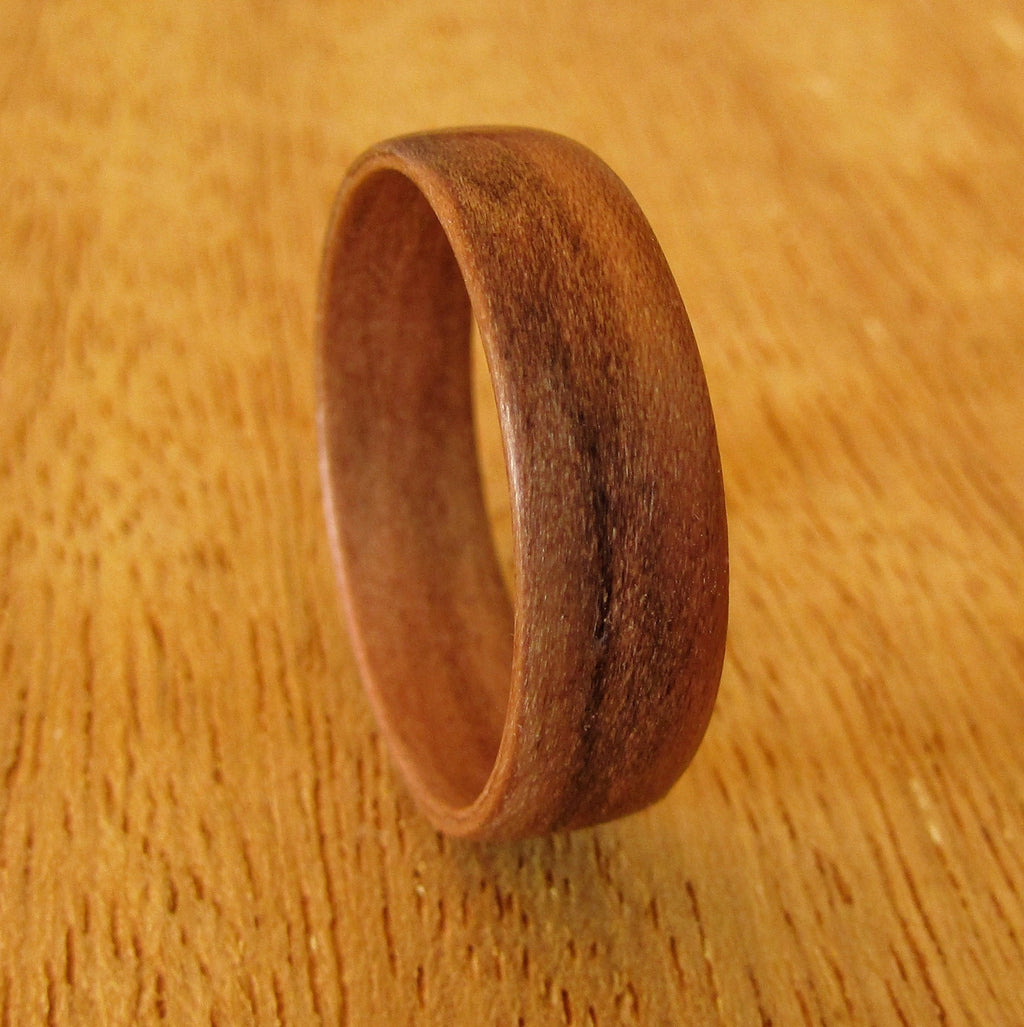American Sweetgum wooden wedding ring, eco friendly wedding bands for men, Alternative 5 year anniversary gift for husband, sustainable shop