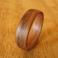 American Sweetgum wooden wedding ring, eco friendly wedding bands for men, Alternative 5 year anniversary gift for husband, sustainable shop
