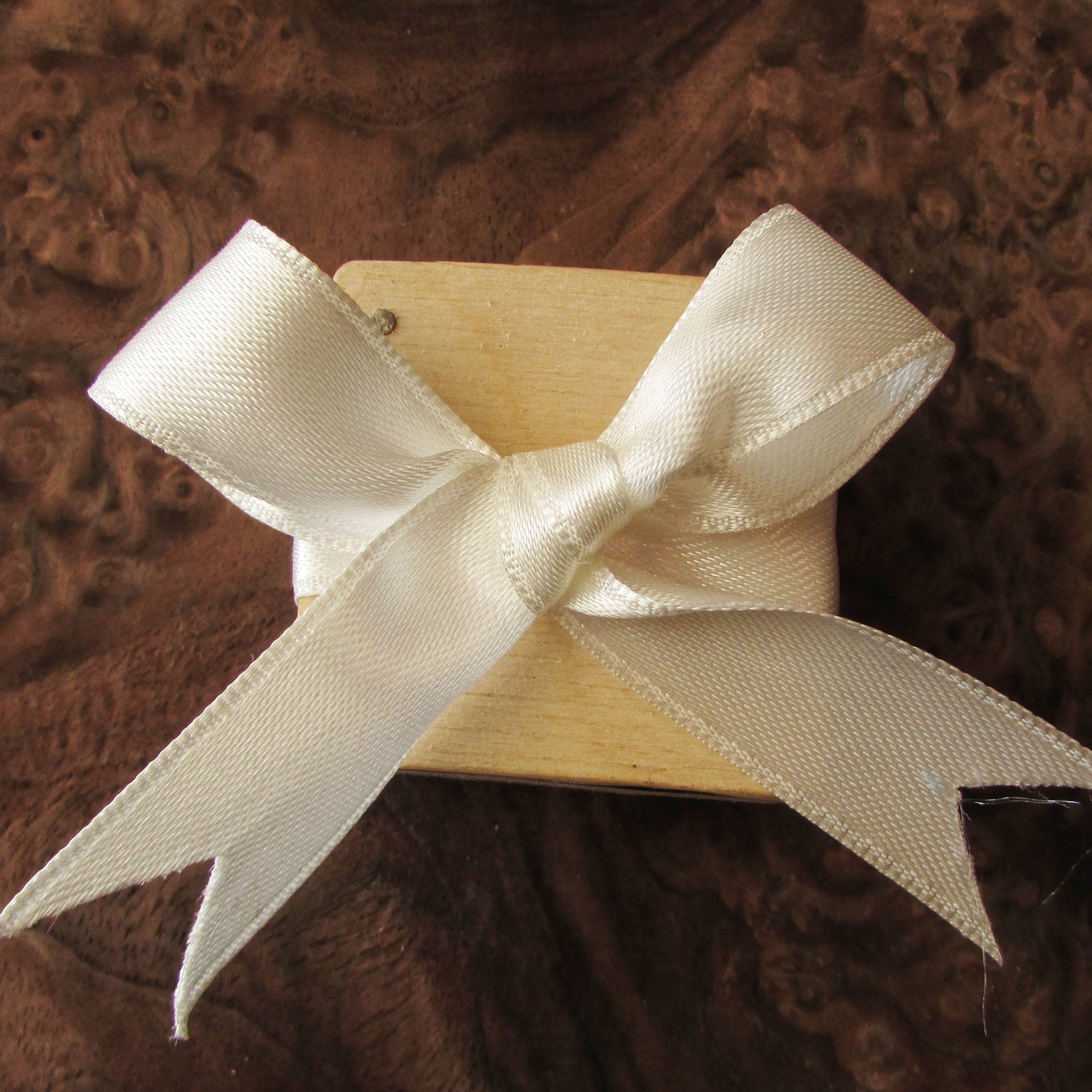 Unique wooden ring box with satin ribbon and satin lining, Wooden box for rustic wedding, country wedding style, great prop for photography